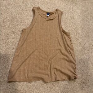 Old Navy Ribbed Tan Tank Top